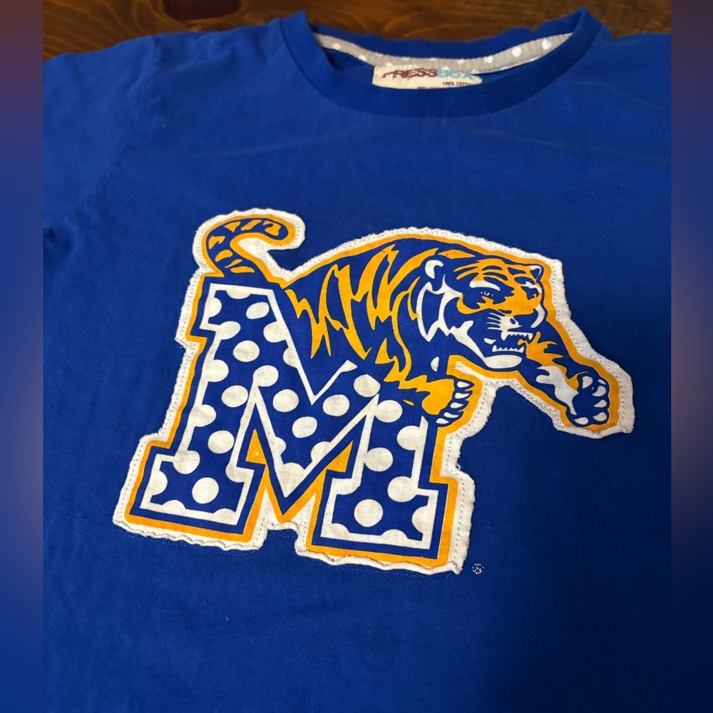 Press Box Memphis Tigers Tee